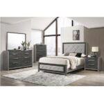 Gray Casimiro Nightstand BD02723 By ACME Luxury Bedroom Nightstands Mobilia Cleopatra 11 Gray Casimiro Nightstand BD02723 By ACME 11
