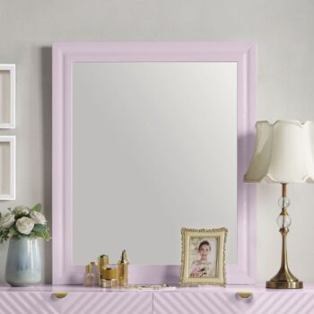 Pink High Gloss Finish Mirror