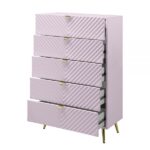Pink High Gloss Finish Gaines Chest BD02666 By ACME Bedroom Chest of Drawers Mobilia Cleopatra 18 Pink High Gloss Finish Gaines Chest BD02666 By ACME 18