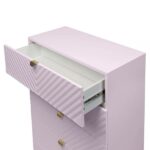 Pink High Gloss Finish Gaines Chest BD02666 By ACME Bedroom Chest of Drawers Mobilia Cleopatra 21 Pink High Gloss Finish Gaines Chest BD02666 By ACME 21