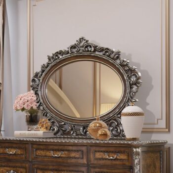 Cherry Oval Mirror