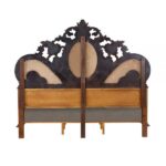 Cream Fabric Devany Bed By ACME Luxury Beds Mobilia Cleopatra 13 Cream Fabric Devany Bed By ACME 13
