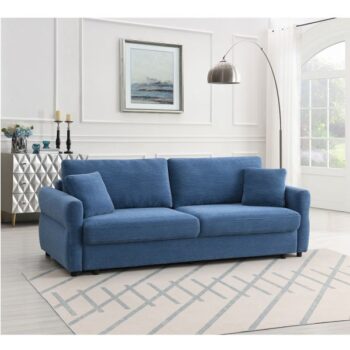 Blue Fabric Sofa