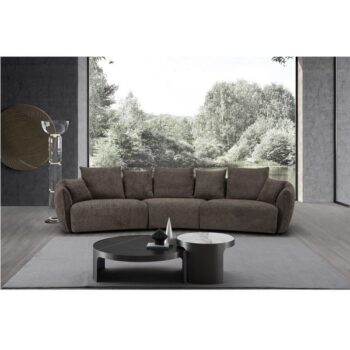 Macca Anthology Boucle Sofa With 7 Pillows