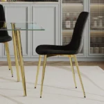 DT038G+DCK55G Glass Dining Table Set with 4 Chairs By Artisan Furniture Luxury Dining Sets Mobilia Cleopatra 13 DT038G+DCK55G Glass Dining Table Set with 4 Chairs By Artisan Furniture 13