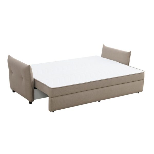 Beige Fabric Irina Sofa W/Sleeper LV03110 By ACME 13