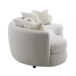 Beige Boucle Iniko Sofa W/6 Pillows LV02542 By ACME Luxury Sofas Mobilia Cleopatra 14 Beige Boucle Iniko Sofa W/6 Pillows LV02542 By ACME 14