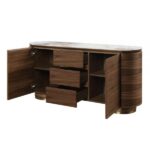 Willene Walnut Server Ceramic Top DN03148 By ACME 10