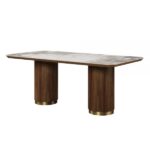 Willene Walnut Dining Table Ceramic Top DN03145 By ACME 12