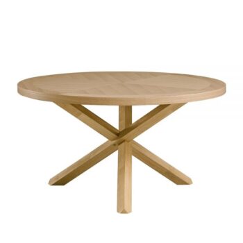 Oak Round Dinind Table