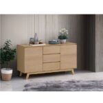 Oak Kasem Server DN02618 By ACME Servers Mobilia Cleopatra 11 Oak Kasem Server DN02618 By ACME 11