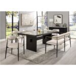 Black Jaramillo Dining Table DN02695 By ACME Luxury Dining Tables Mobilia Cleopatra 17 Black Jaramillo Dining Table DN02695 By ACME 17