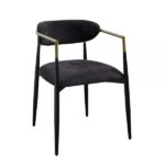 Black Fabric Jaramillo Side Chair DN02696 By ACME 13