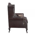 Vintage Brown Leather Pino Accent Chair AC02994 By ACME 15