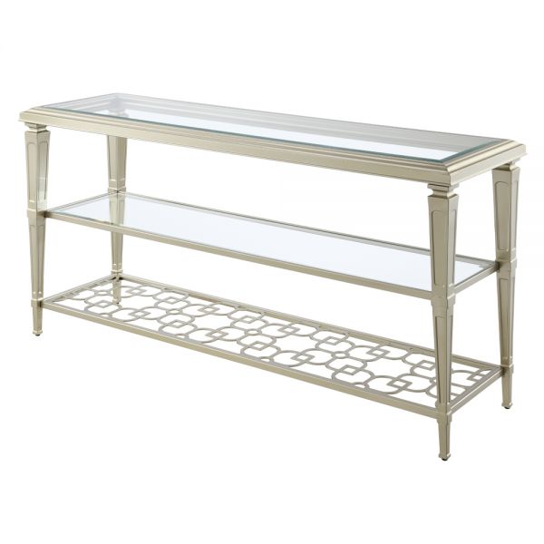 Silver Zaba End Table LV02786 By ACME