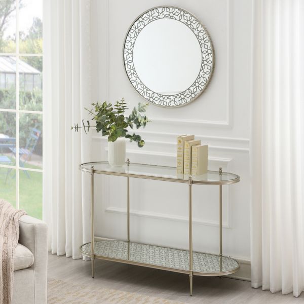 Silver Zaba Sofa Table LV02757 By ACME
