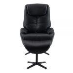 Black Leather Labonita Motion Accent Chair W/Swivel & Ottoman AC02992 By ACME Accent Chairs Mobilia Cleopatra 12 Black Leather Labonita Motion Accent Chair W/Swivel & Ottoman AC02992 By ACME 12