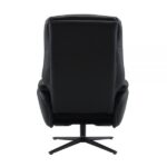 Black Leather Labonita Motion Accent Chair W/Swivel & Ottoman AC02992 By ACME Accent Chairs Mobilia Cleopatra 13 Black Leather Labonita Motion Accent Chair W/Swivel & Ottoman AC02992 By ACME 13