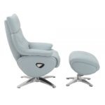 Babyblue Leather Janella Motion Accent Chair W/Swivel & Ottoman AC02990 By ACME Accent Chairs Mobilia Cleopatra 15 Babyblue Leather Janella Motion Accent Chair W/Swivel & Ottoman AC02990 By ACME 15