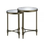 Brass Aditya Nesting Table LV02596 By ACME 10