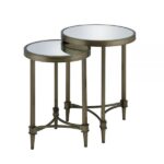 Brass Aditya Nesting Table LV02596 By ACME 11