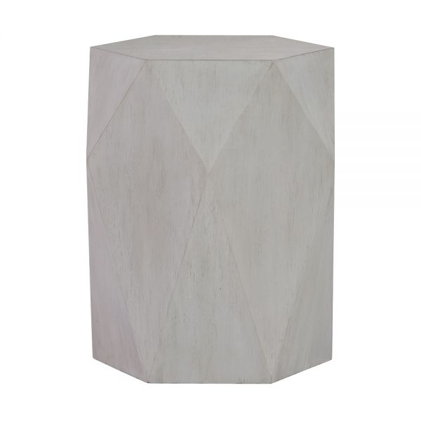 Antique White Finish Hanniel End Table LV02766 By ACME