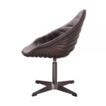 Ebony Leather Pipino Accent Chair W/Swivel AC02582 By ACME Accent Chairs Mobilia Cleopatra 15 Ebony Leather Pipino Accent Chair W/Swivel AC02582 By ACME 15