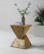 Oak Zahi Accent Table AC01779 By ACME Tables & Stands Mobilia Cleopatra 9 Oak Zahi Accent Table AC01779 By ACME 9