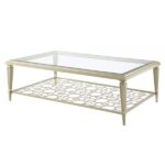 Glass Top & Silver Finish Zaba Coffee Table LV02785 By ACME 7