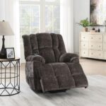 Brown Chenille Pacay Power Recliner W/Lift & Heating & Massage LV02998 By ACME Recliners Mobilia Cleopatra 23 Brown Chenille Pacay Power Recliner W/Lift & Heating & Massage LV02998 By ACME 23