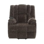 Brown Chenille Pacay Power Recliner W/Lift & Heating & Massage LV02998 By ACME Recliners Mobilia Cleopatra 25 Brown Chenille Pacay Power Recliner W/Lift & Heating & Massage LV02998 By ACME 25