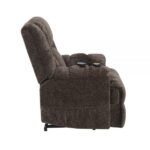 Brown Chenille Pacay Power Recliner W/Lift & Heating & Massage LV02998 By ACME Recliners Mobilia Cleopatra 26 Brown Chenille Pacay Power Recliner W/Lift & Heating & Massage LV02998 By ACME 26