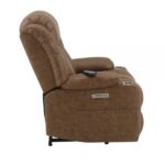 Brown Leather Aire Omarion Power Recliner W/Lift & Heating & Massage LV02997 By ACME Recliners Mobilia Cleopatra 27 Brown Leather Aire Omarion Power Recliner W/Lift & Heating & Massage LV02997 By ACME 27