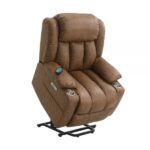 Brown Leather Aire Omarion Power Recliner W/Lift & Heating & Massage LV02997 By ACME Recliners Mobilia Cleopatra 30 Brown Leather Aire Omarion Power Recliner W/Lift & Heating & Massage LV02997 By ACME 30
