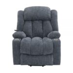 Blue Chenille Omarion Power Recliner W/Lift & Heating & Massage LV02996 By ACME Recliners Mobilia Cleopatra 26 Blue Chenille Omarion Power Recliner W/Lift & Heating & Massage LV02996 By ACME 26