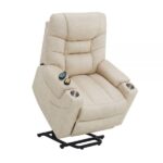 Light Gray Leather Aire Nairi Power Recliner W/Lift & Heating & Massage LV02995 By ACME Recliners Mobilia Cleopatra 29 Light Gray Leather Aire Nairi Power Recliner W/Lift & Heating & Massage LV02995 By ACME 29