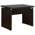 Skylar Extension Desk Cappuccino 800892 by Coaster Furniture Home Office Desks Mobilia Cleopatra 15 Skylar Extension Desk Cappuccino 800892 by Coaster Furniture 15