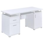 Tracy 2-drawer Computer Desk White 800108 by Coaster Furniture 19