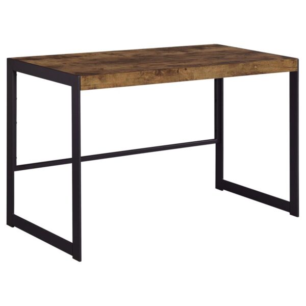 Estrella Writing Desk Antique Nutmeg and Gunmetal 800655 by Coaster Furniture 9