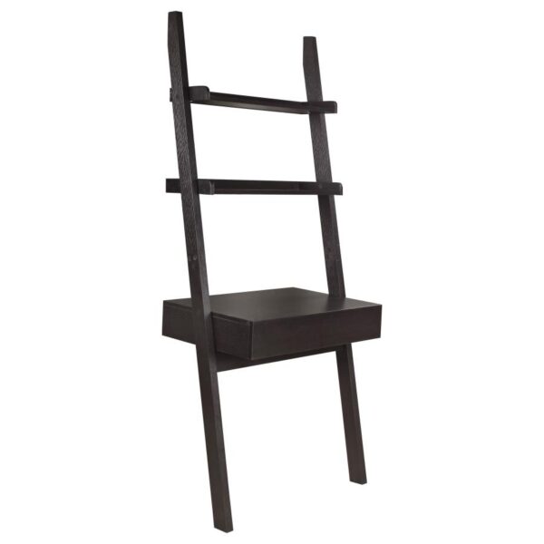 Colella 2-shelf Writing Ladder Desk Cappuccino by Coaster Furniture 4