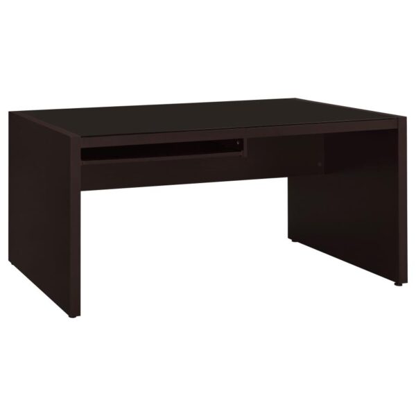 Skeena Computer Desk with Keyboard Drawer Cappuccino by Coaster Furniture 4