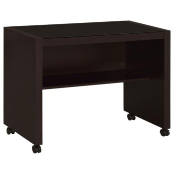 Skeena Mobile Return with Casters Cappuccino by Coaster Furniture