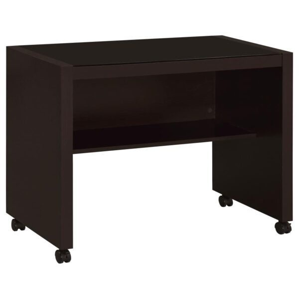 Skeena Mobile Return with Casters Cappuccino by Coaster Furniture 4