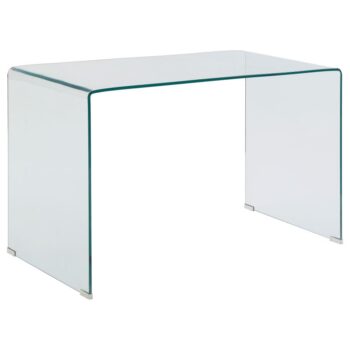 Highsmith Glass Writing Desk Clear by Coaster Furniture