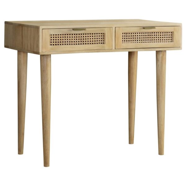 Rectangular 2-drawer Accent Writing Desk Natural by Coaster Furniture 4