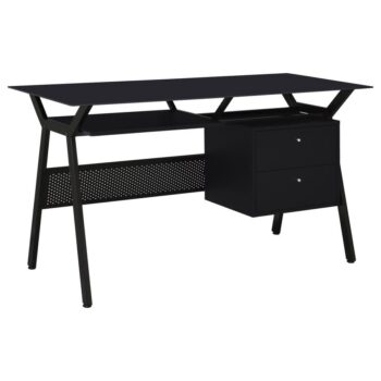 Weaving 2-drawer Computer Desk Black by Coaster Furniture