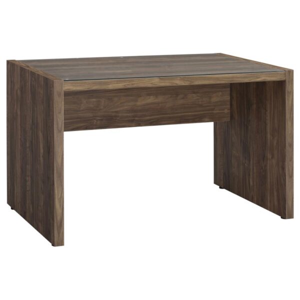 Luetta 48-inch Rectangular Writing Desk Aged Walnut by Coaster Furniture 4