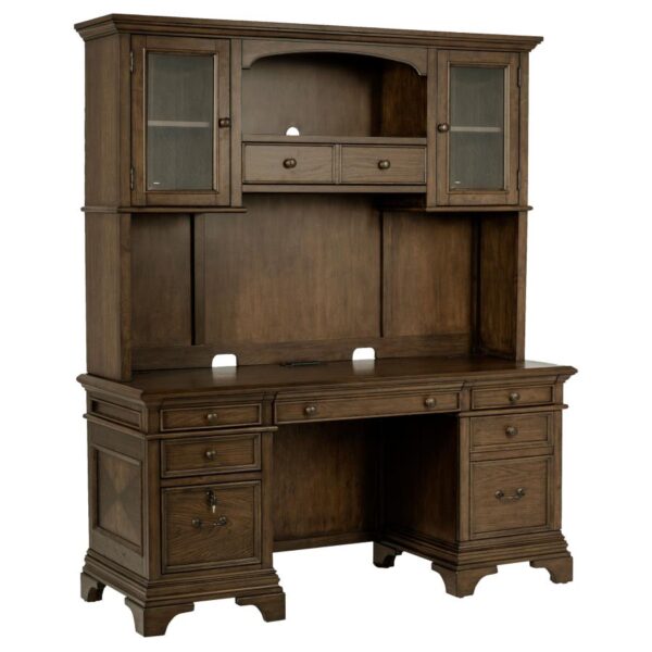Hartshill Credenza with Hutch Burnished Oak 881283 By Coaster Furniture 14