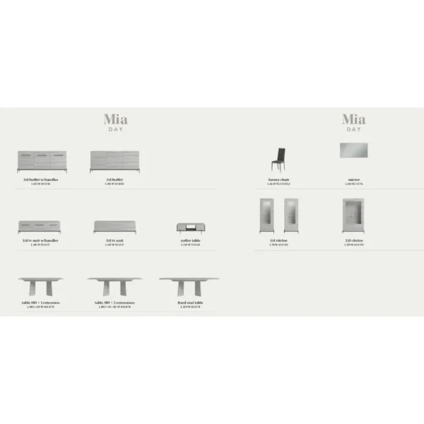 Gray Mia Entertainment Center