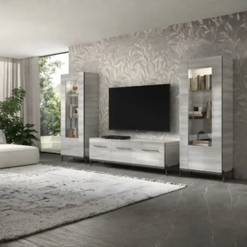 Gray Mia Entertainment Center